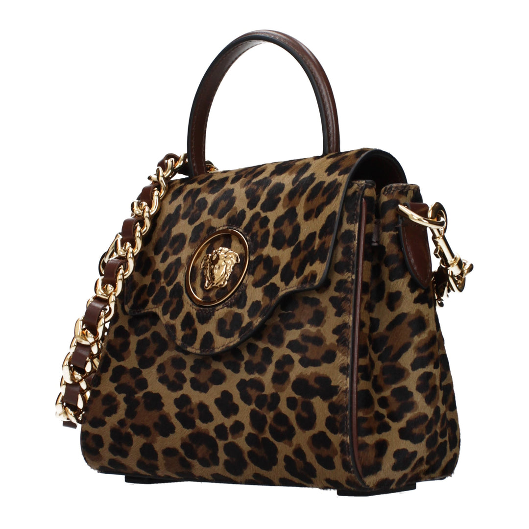 Versace Multicolor Horsehair Handbag