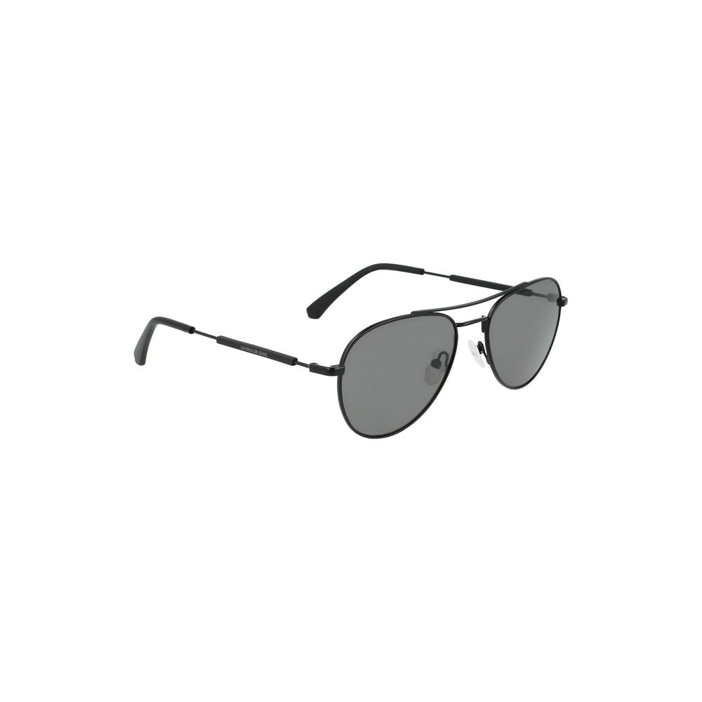 Calvin Klein Black Metal Men Sunglasses