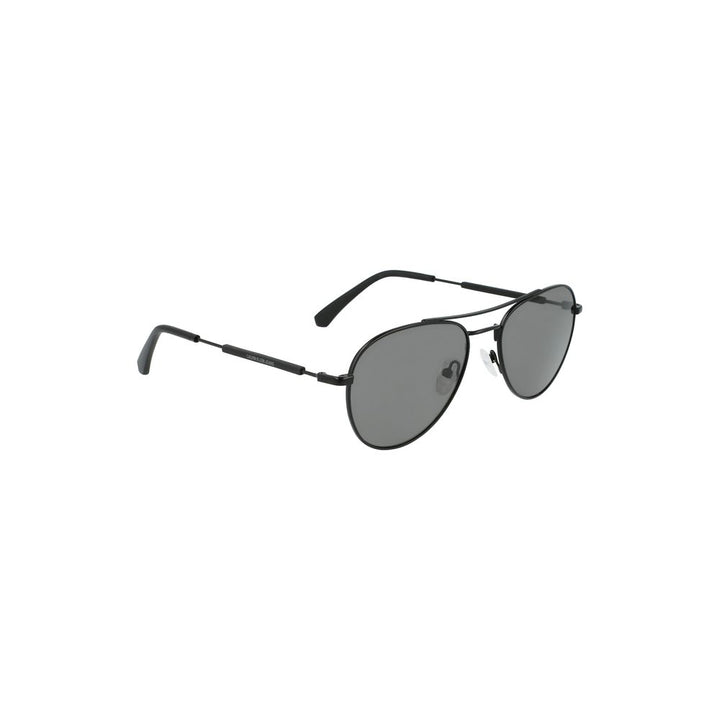 Calvin Klein Black Metal Men Sunglasses