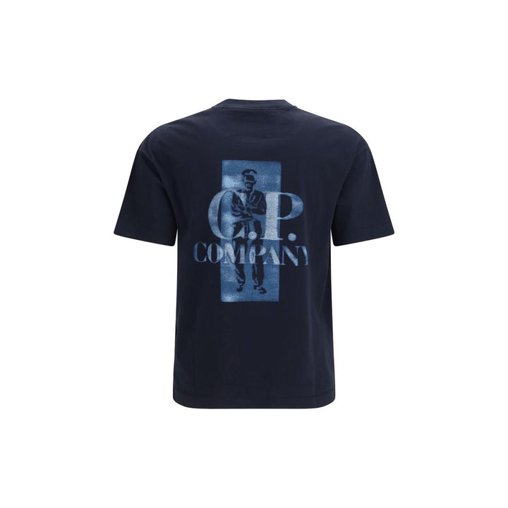 C.P. Company Blue Cotton T-Shirt