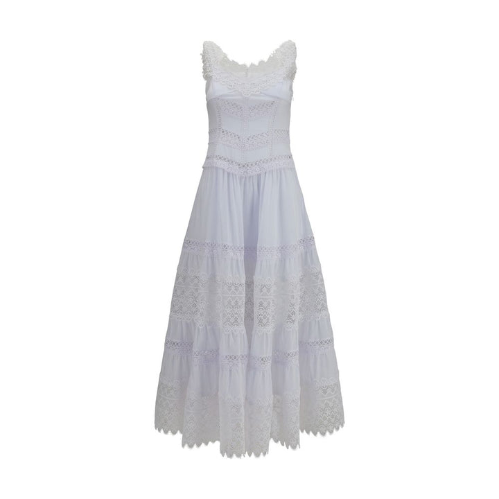 Charo Ruiz White Cotton Casual Dress