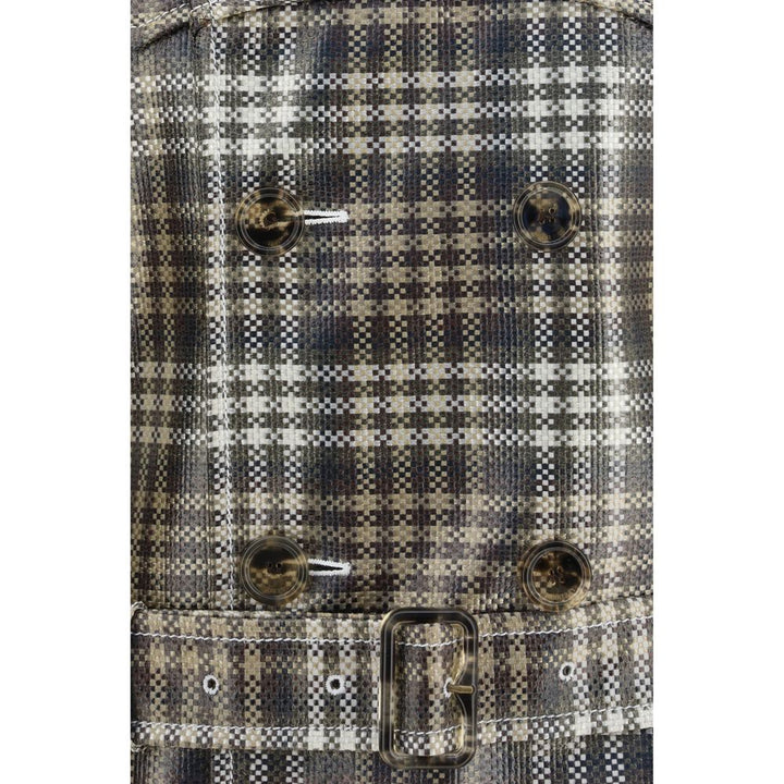 Burberry Brown Polyester Trench Coat