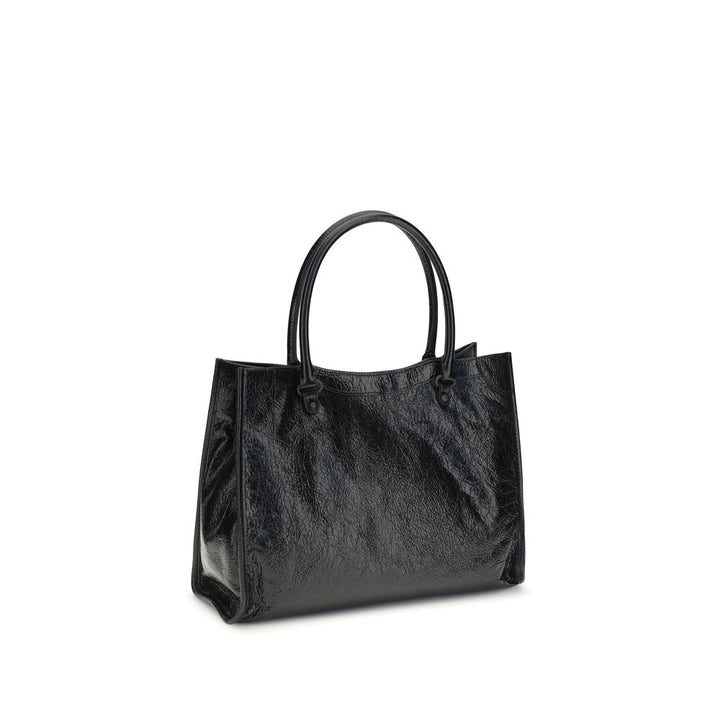 Balenciaga Black Lamb Ovis Aries Aries Shoulder Bag