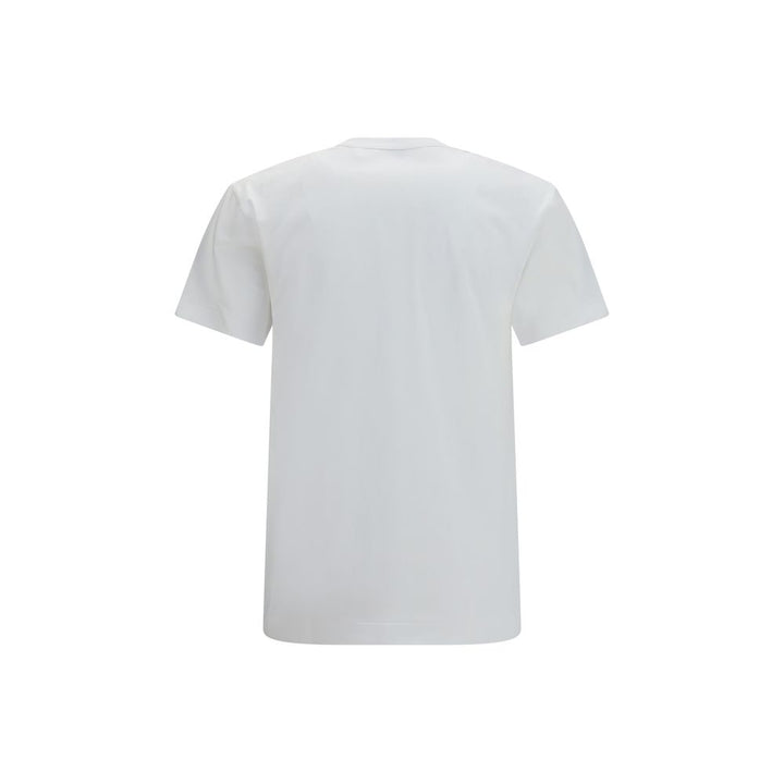 Comme Des Garçons Play White Cotton T-Shirt