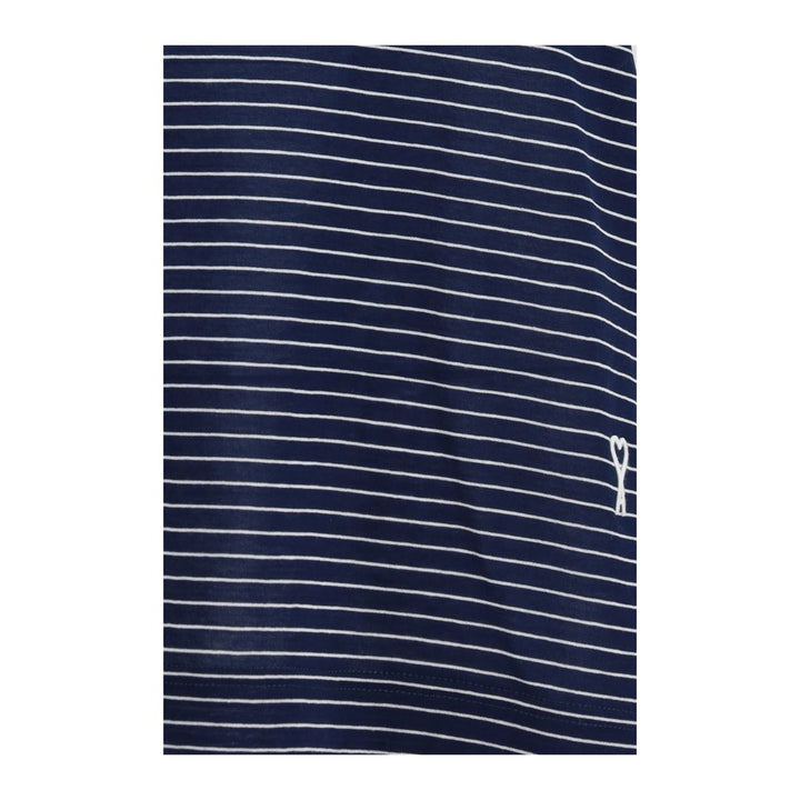 Ami Paris Blue Cotton Tank Tops