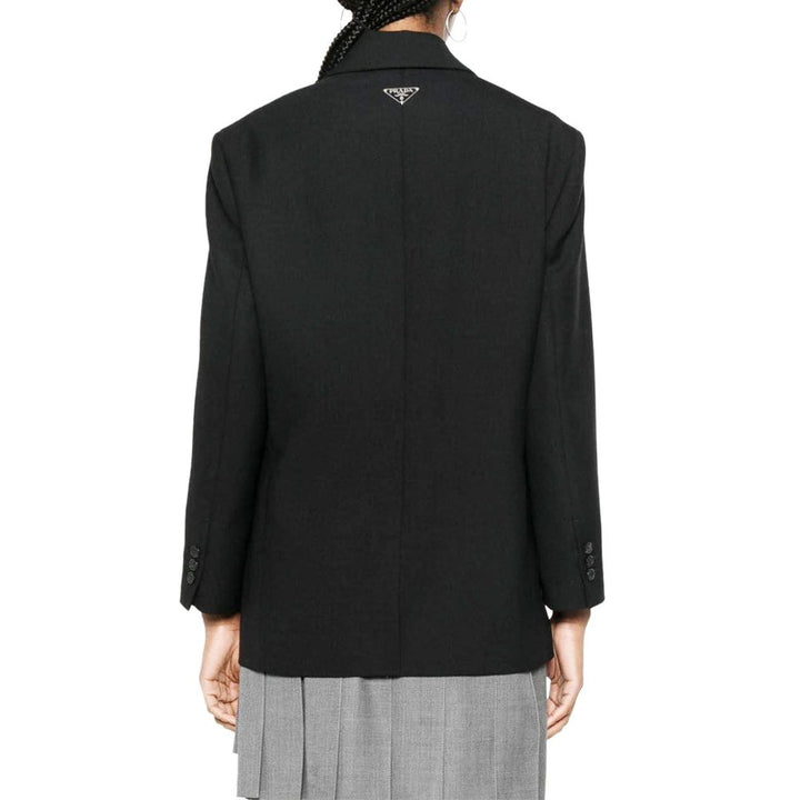 Prada Black Virgin Wool Blazer