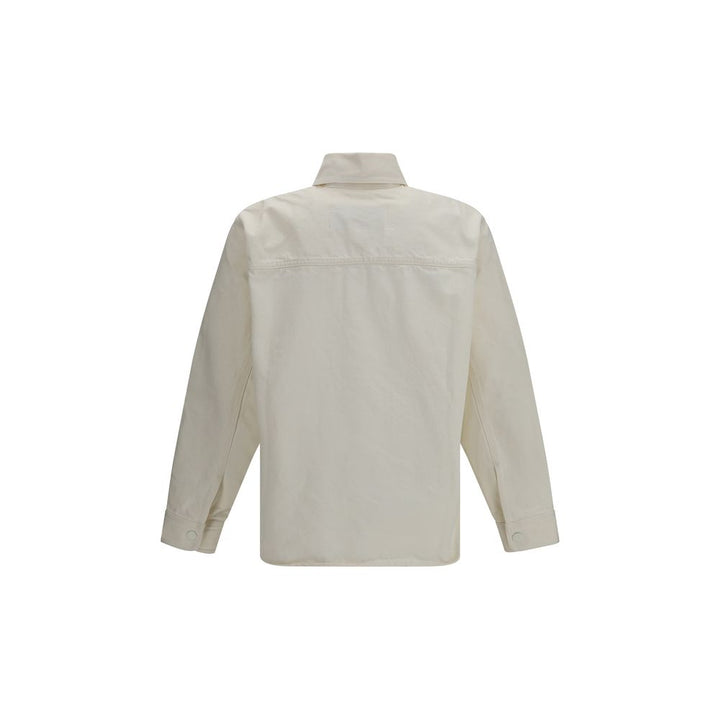 Ami Paris Beige Cotton Denim Jacket