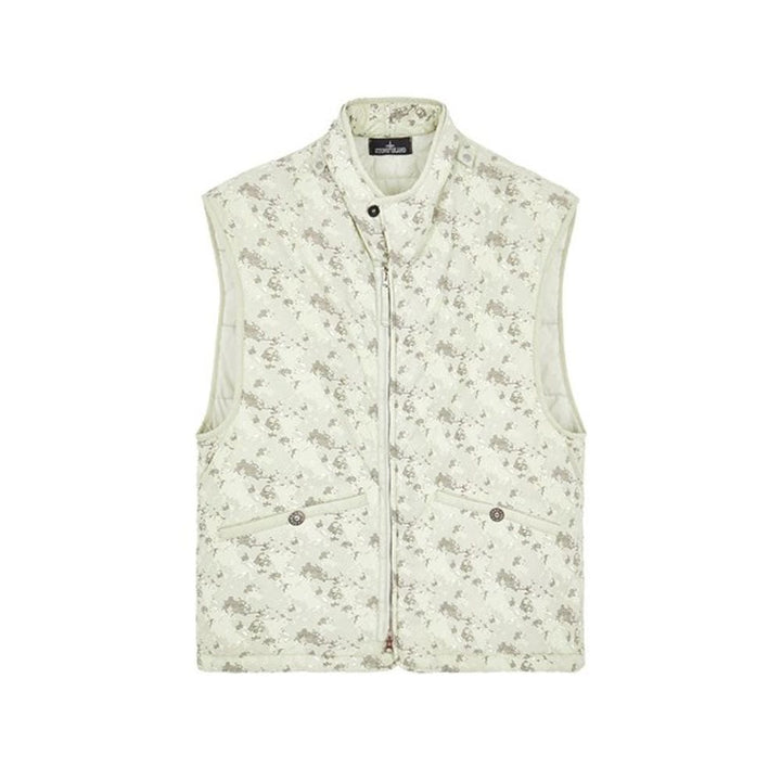Stone Island Bicolor Polyamide Sleveless Jacket