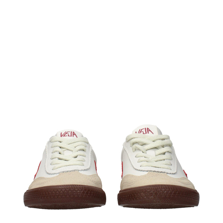 Veja White Leather Sneakers
