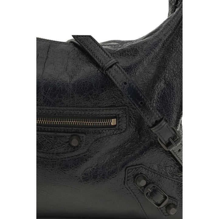 Balenciaga Black Lamb Ovis Aries Aries Shoulder Bag