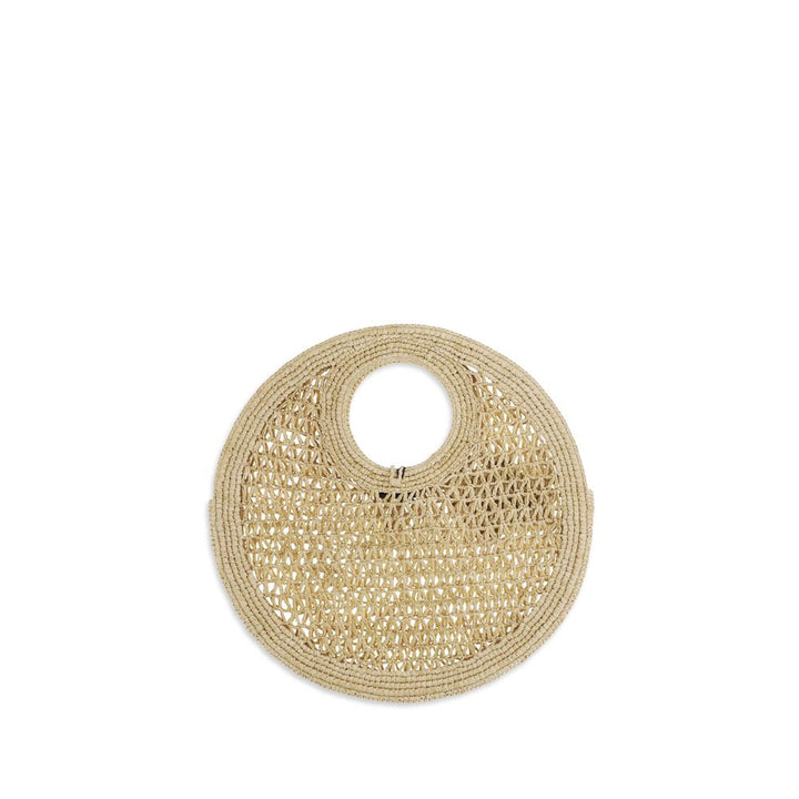 Jacquemus Beige Raffia Handbag