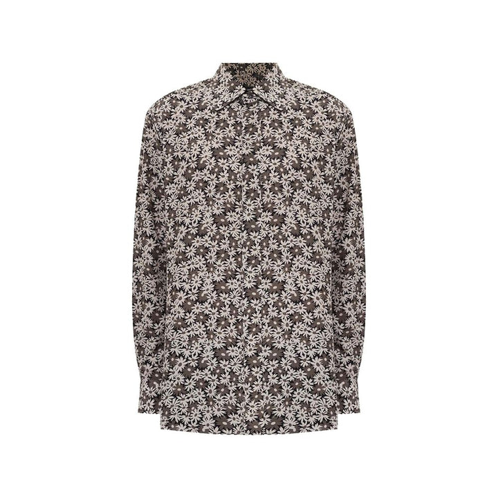 Tom Ford Bicolor Cotton Pattern Shirt