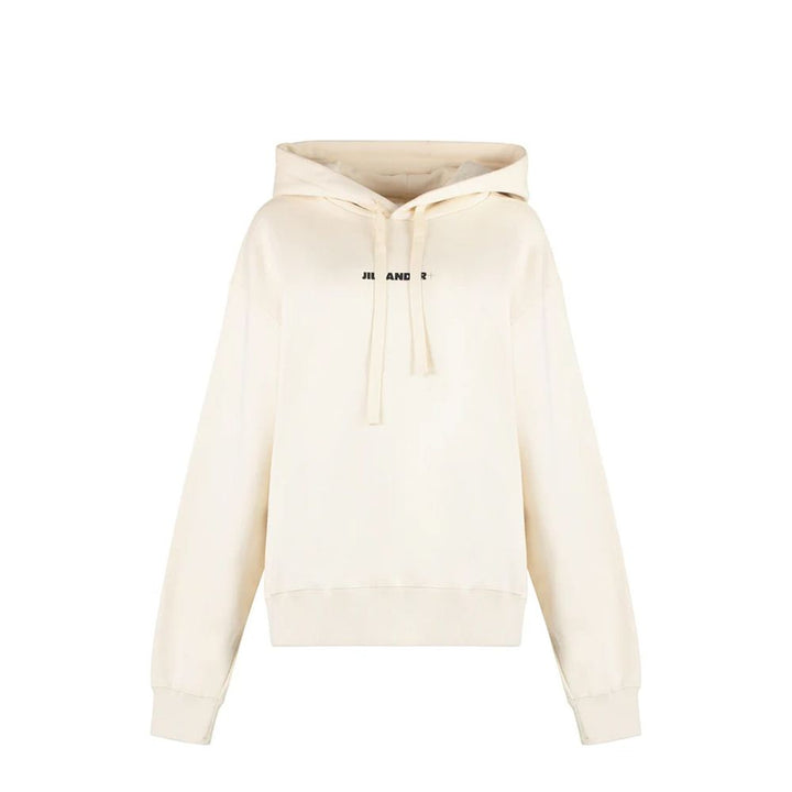 Jil Sander White Cotton Sweatshirt