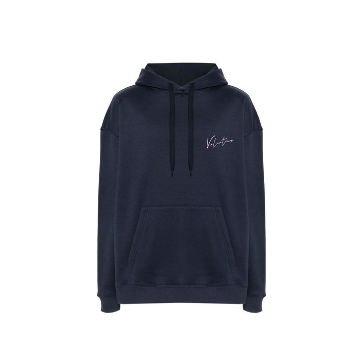 Valentino Blue Cotton Sweatshirt