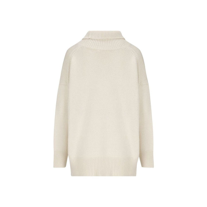 Chloé White Cashmere Turtleneck