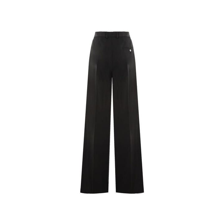 Balenciaga Black Wool Flared Pants