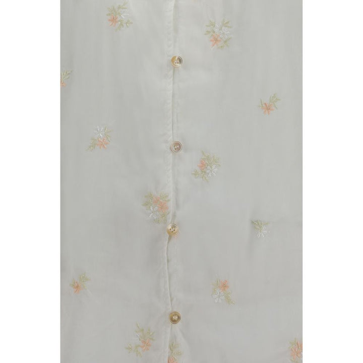 Forte_Forte Beige Cotton Shortsleeve Shirt
