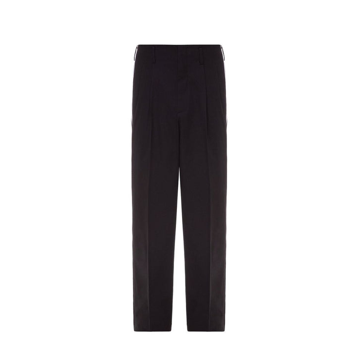 Dolce & Gabbana Black Cotton Casual Pants