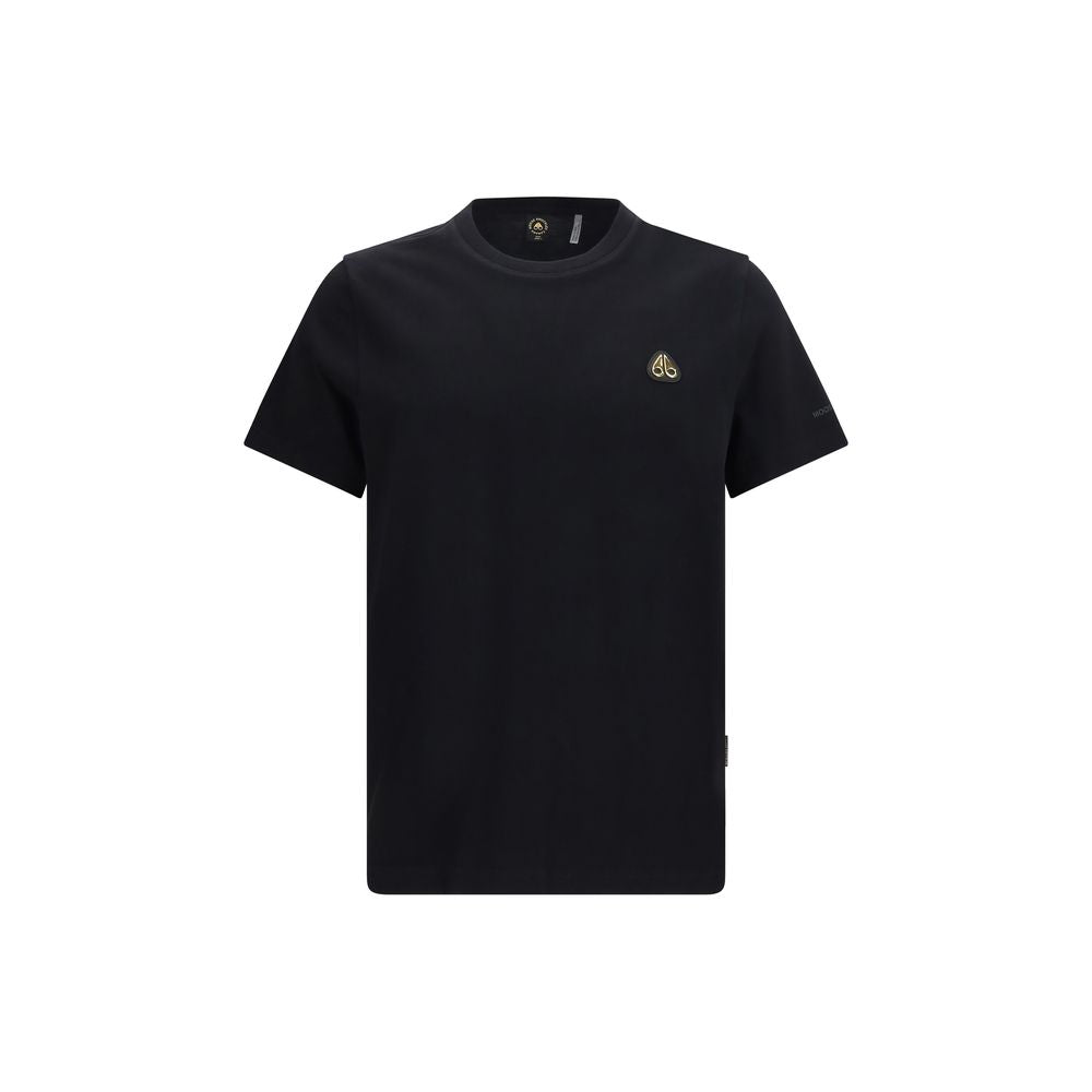 Moose Knuckles Black Cotton T-Shirt