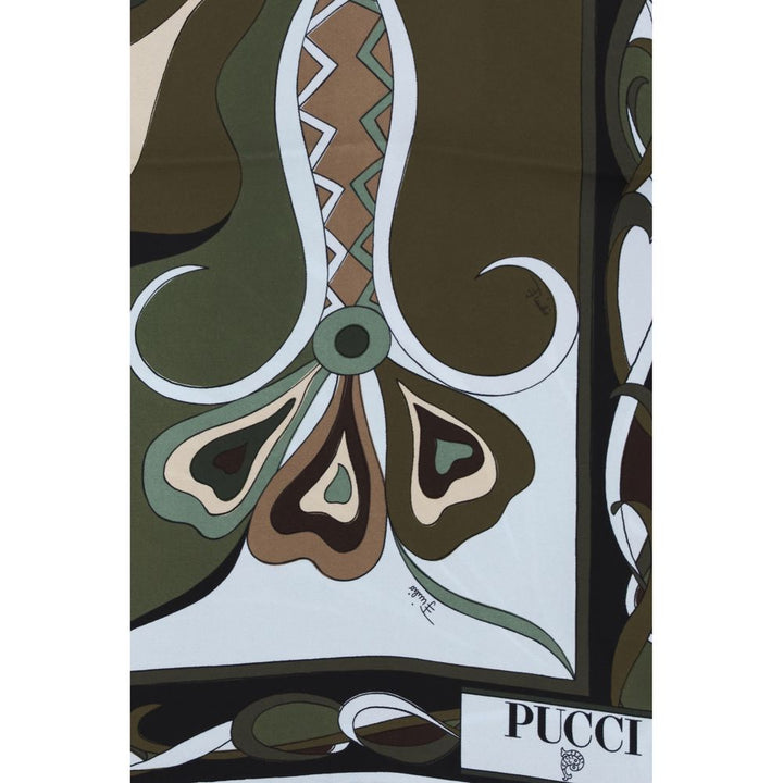 Emilio Pucci Multicolor Silk Scarf