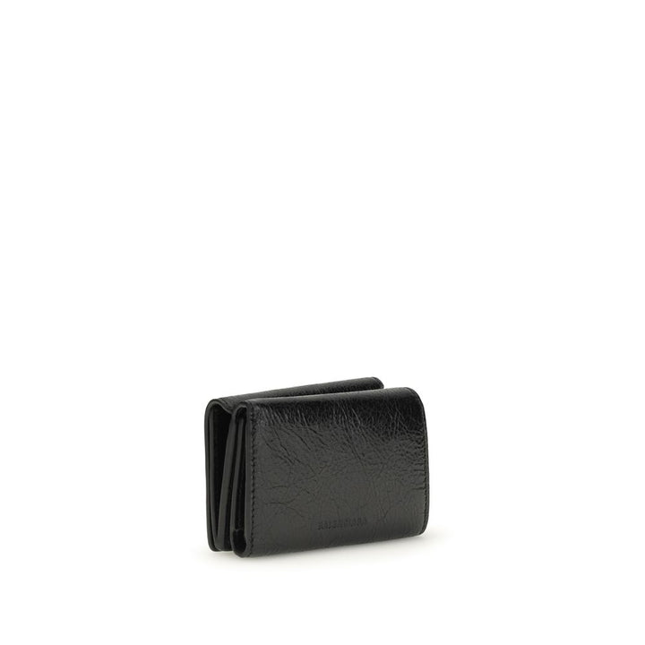 Balenciaga Black Lamb Ovis Aries Aries Wallet