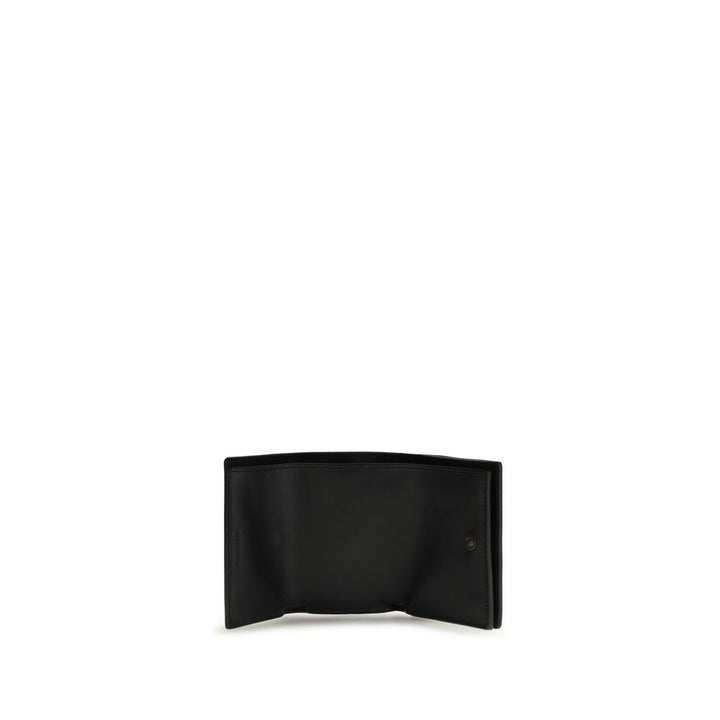 Balenciaga Black Lamb Ovis Aries Aries Wallet