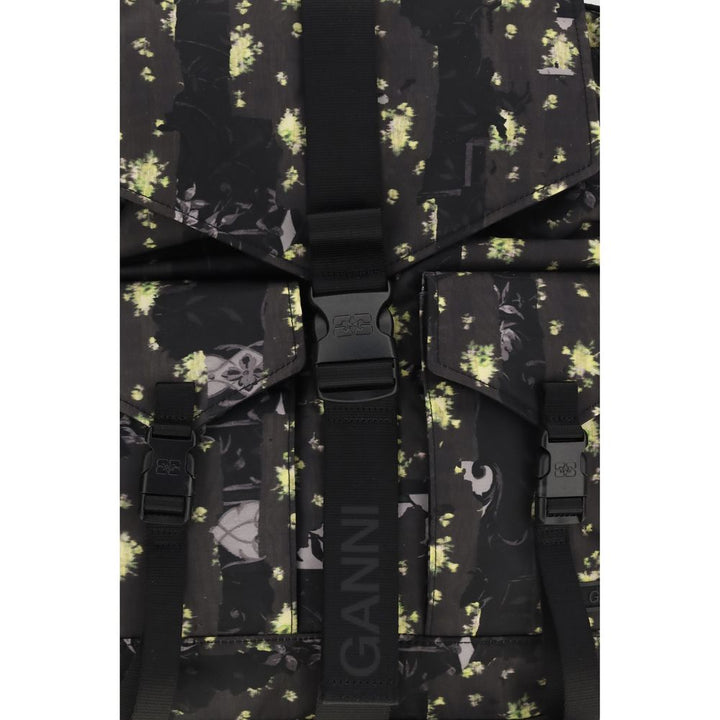 Ganni Multicolor Recycled Polyamide Backpack