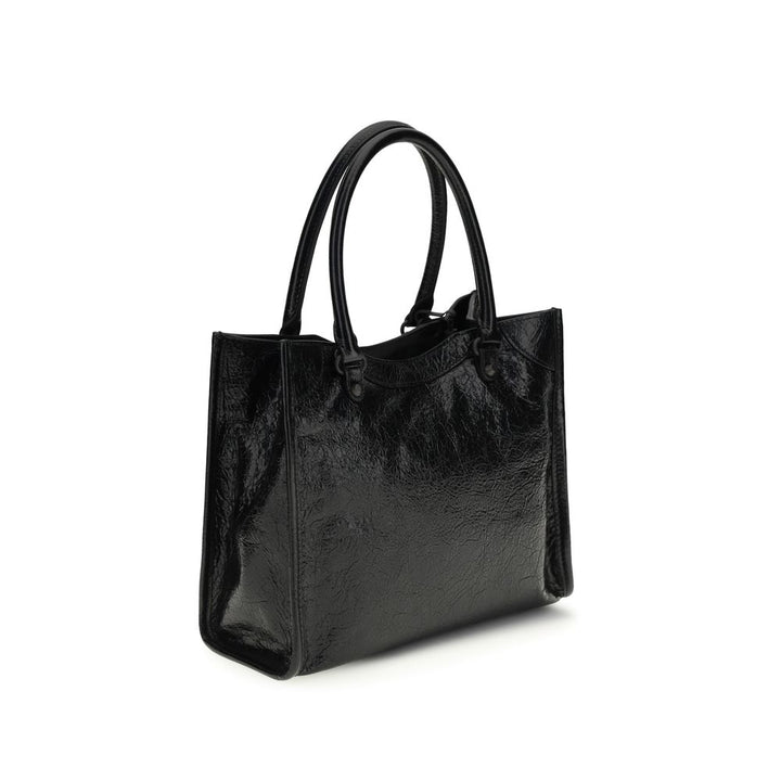 Balenciaga Black Lamb Ovis Aries Aries Shoulder Bag