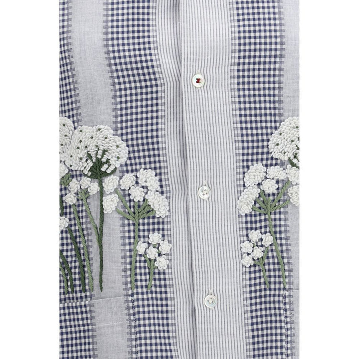 Baziszt Multicolor Cotton Pattern Shirt