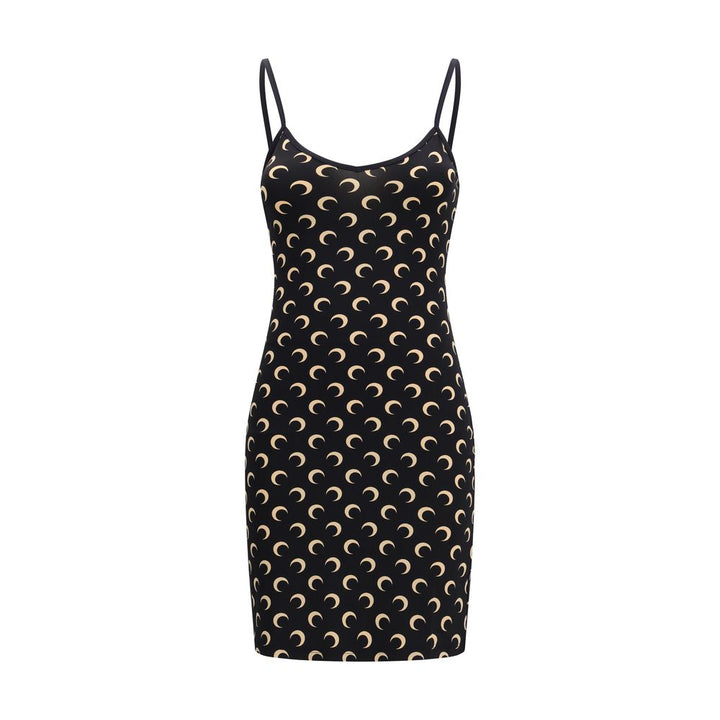 Marine Serre Black Polyamide Casual Dress
