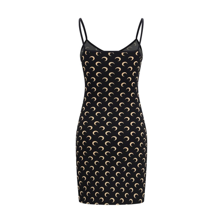 Marine Serre Black Polyamide Casual Dress