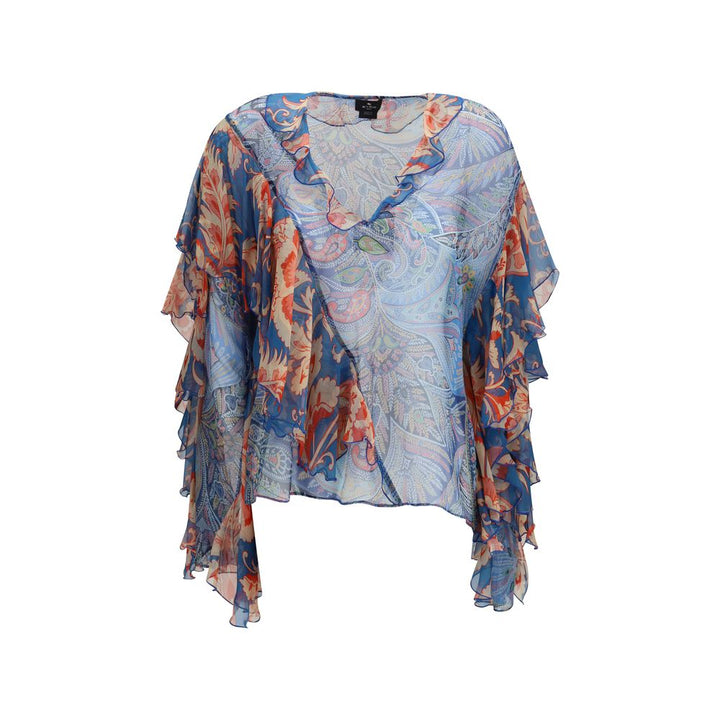 Etro Multicolor Silk Pattern Shirt