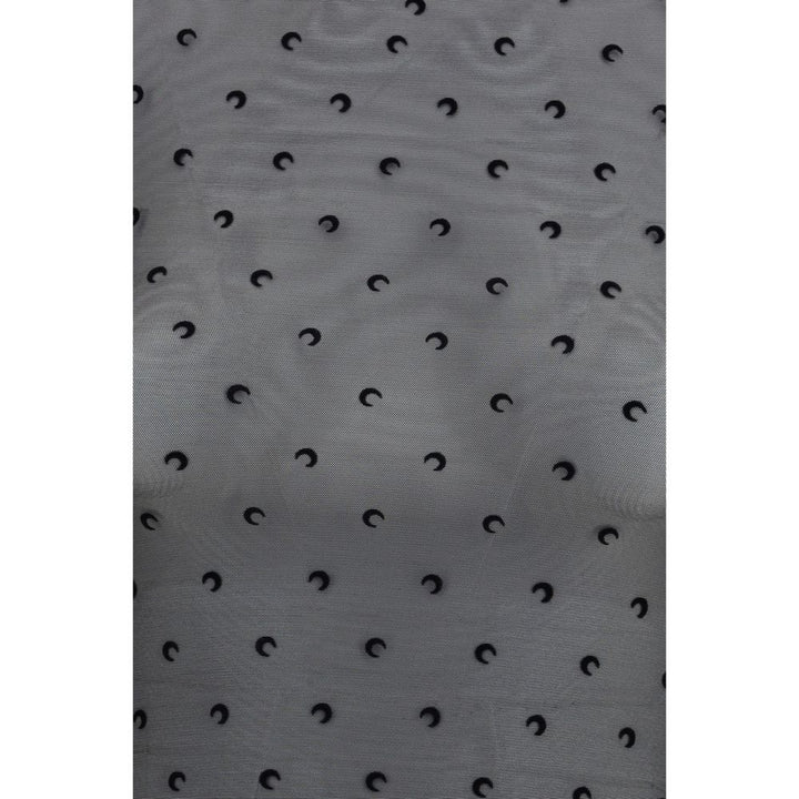 Marine Serre Black Polyamide Pattern Shirt
