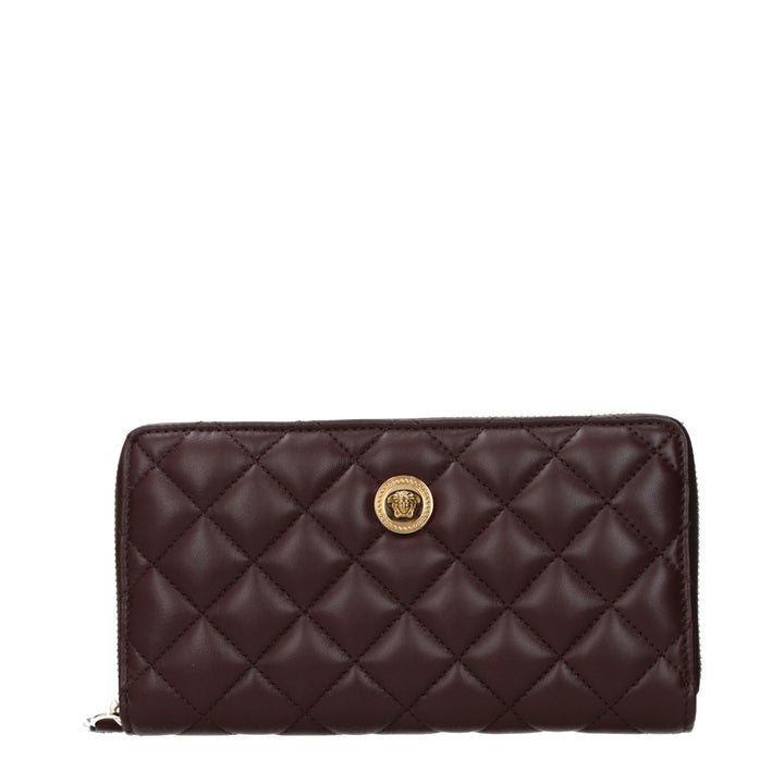 Versace Brown Leather Wallet