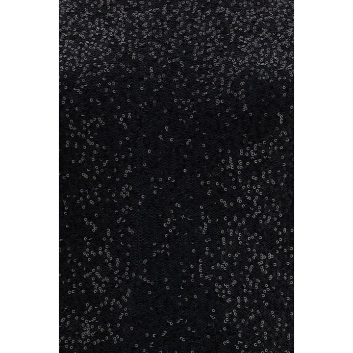 Brunello Cucinelli Black Linen Cocktail Dress