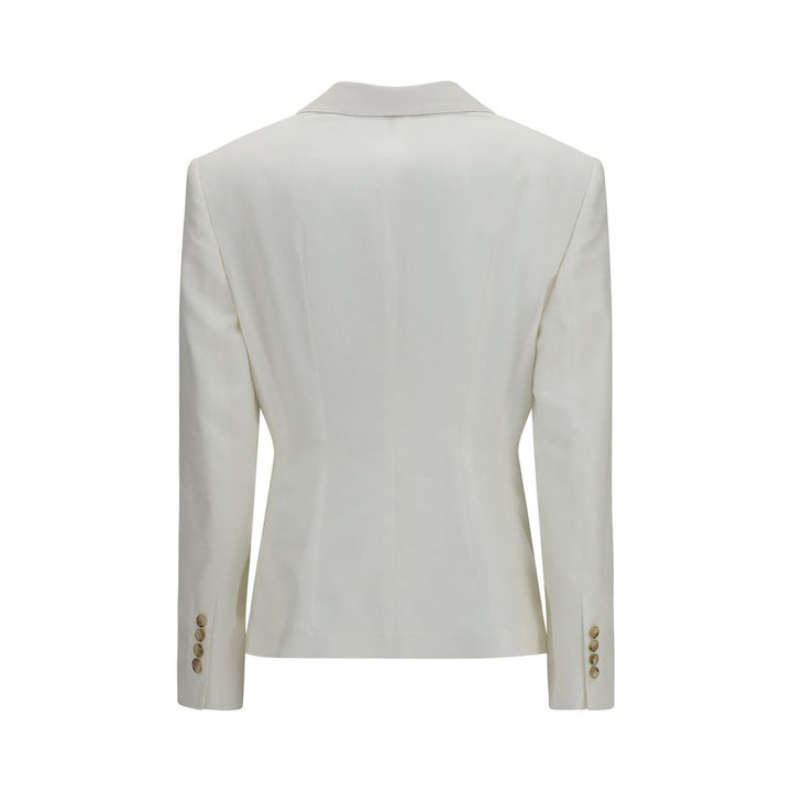 Dolce & Gabbana White Cotton Blazer