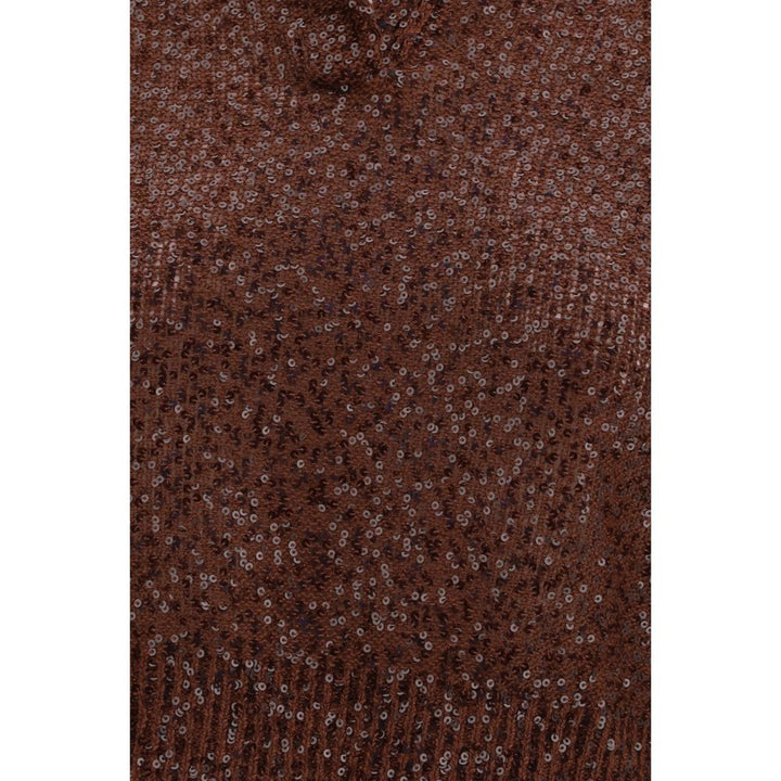 Brunello Cucinelli Bordeaux Linen Pattern Shirt