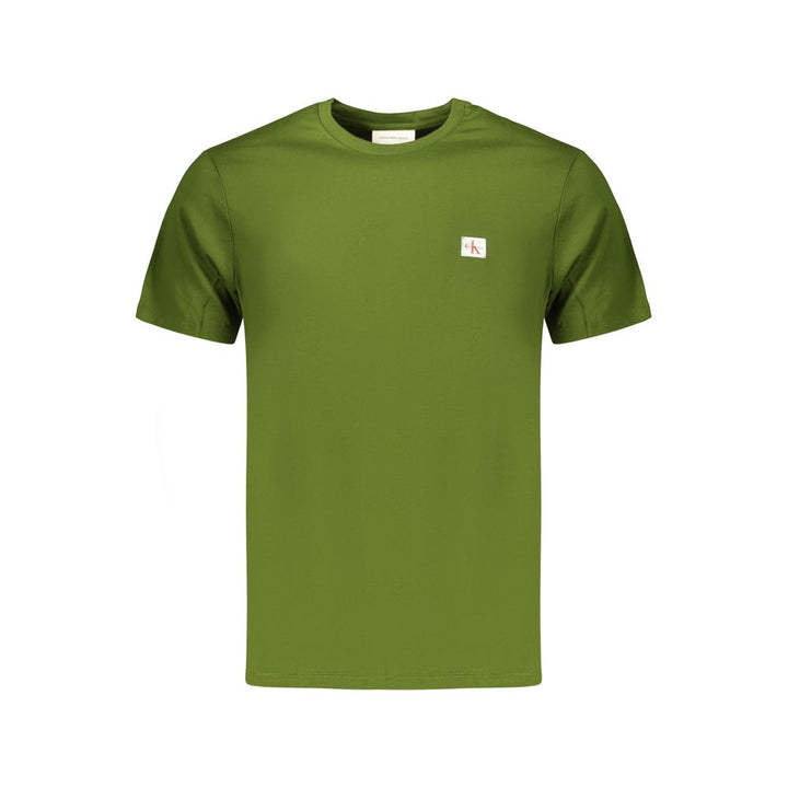 Calvin Klein Green Cotton Mens T-Shirt