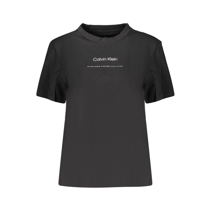 Calvin Klein Black Cotton Women's T-Shirt