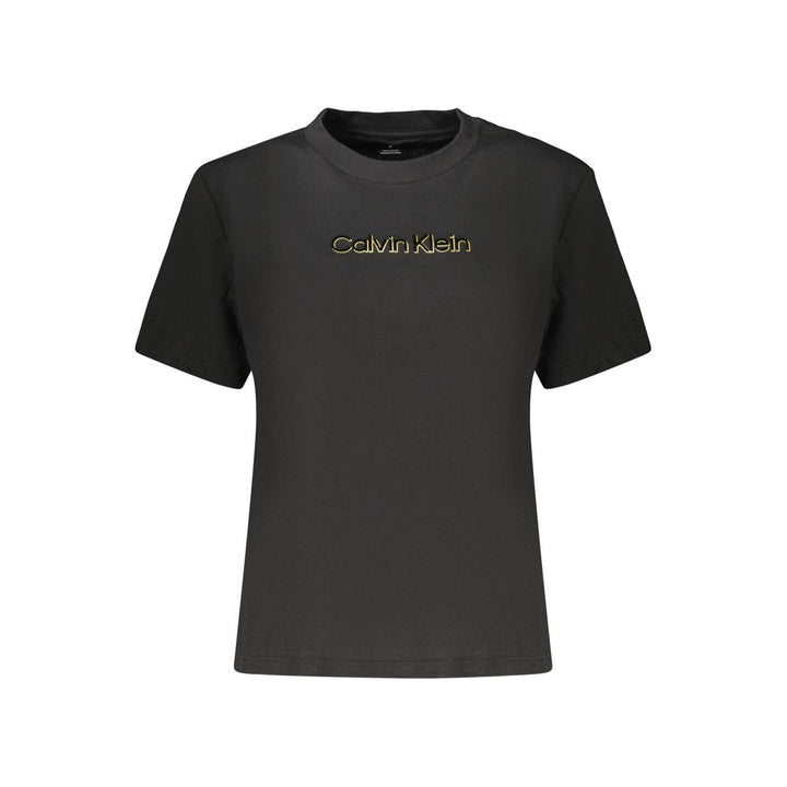 Calvin Klein Black Cotton Womens T-Shirt