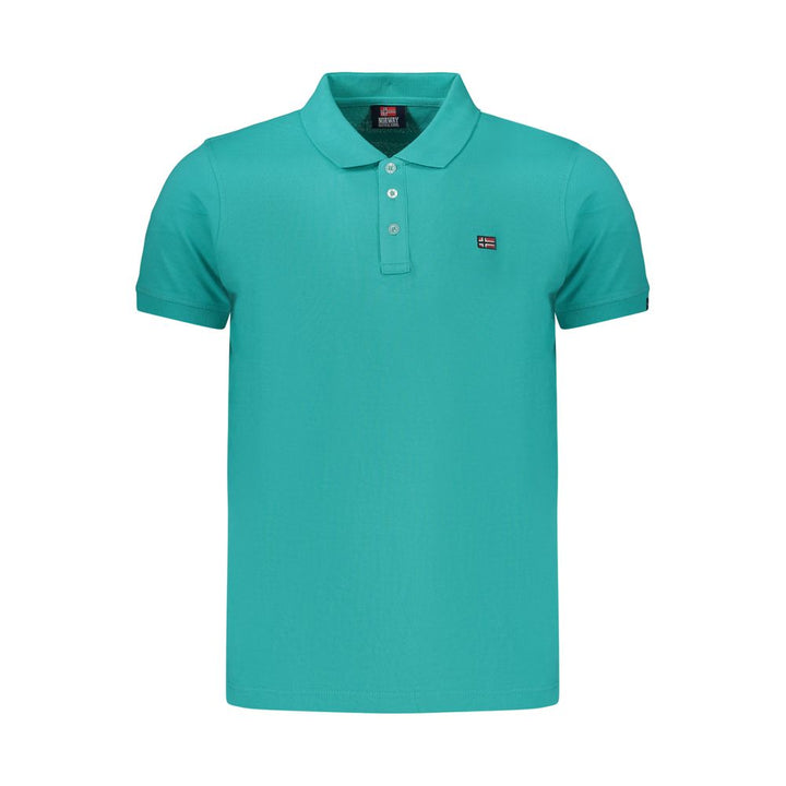 Norway 1963 Green Cotton Men Polo