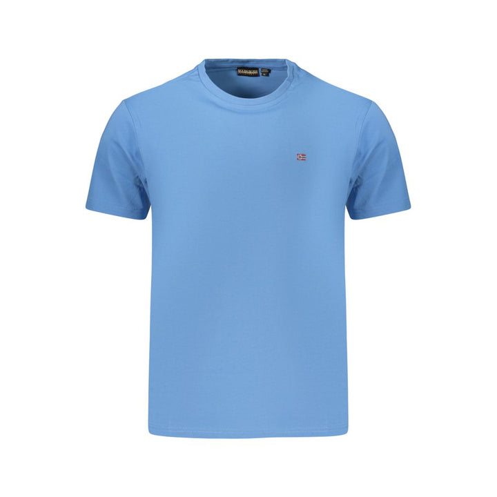 Napapijri Azzurro Cotton Mens TShirt