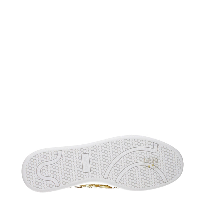 Versace White Leather Sneakers
