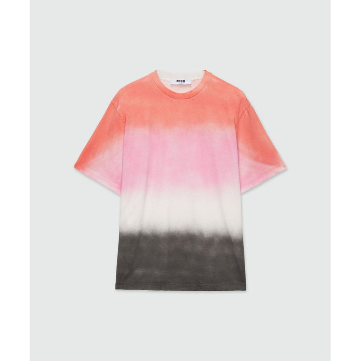 MSGM Multicolor Cotton T-Shirt