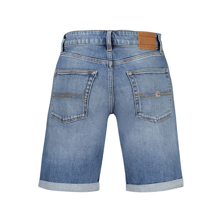Tommy Hilfiger Blu Cotton Men's Short Jeans