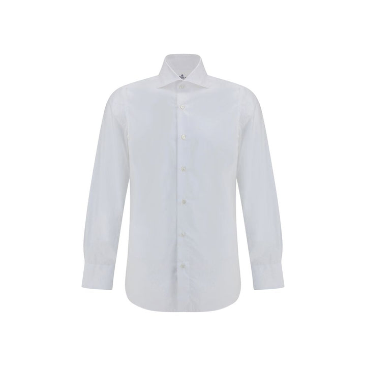 Finamore White Cotton Shirt