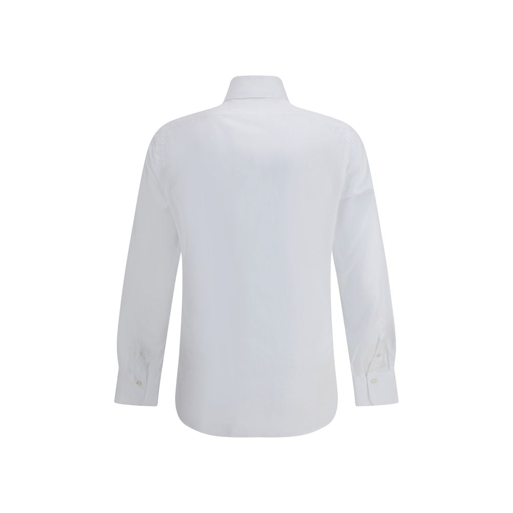 Finamore White Cotton Shirt