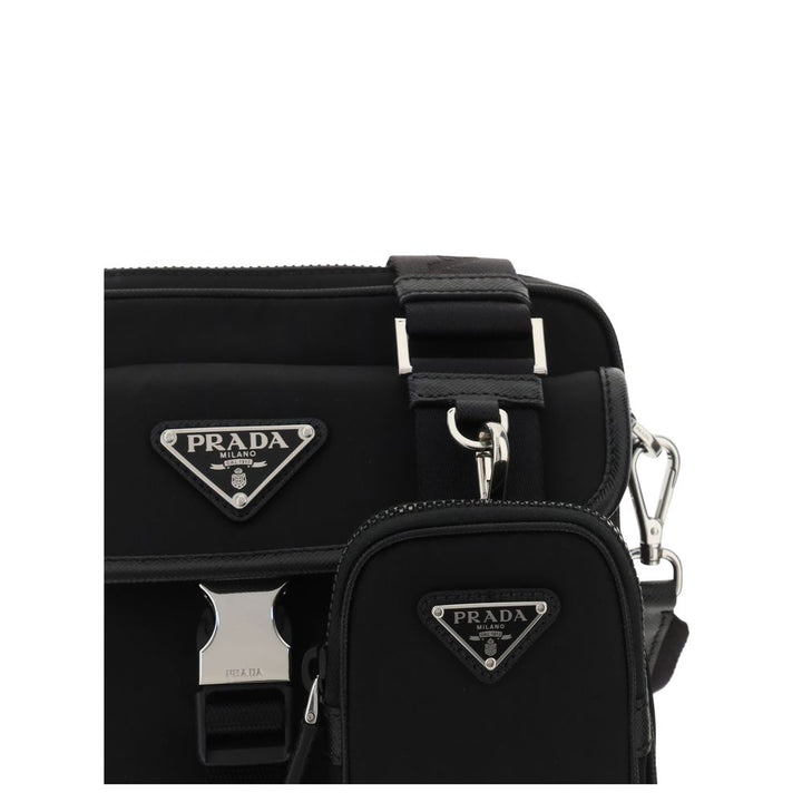 Prada Black Recycled Polyamide Shoulder Bag