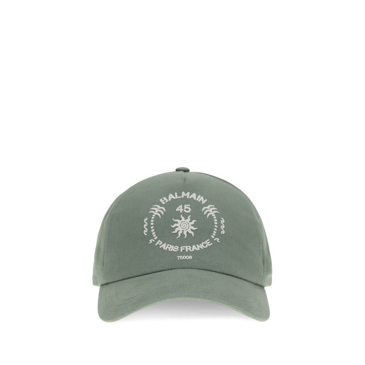 Balmain Bicolor Cotton Cap (Baseball Hat)