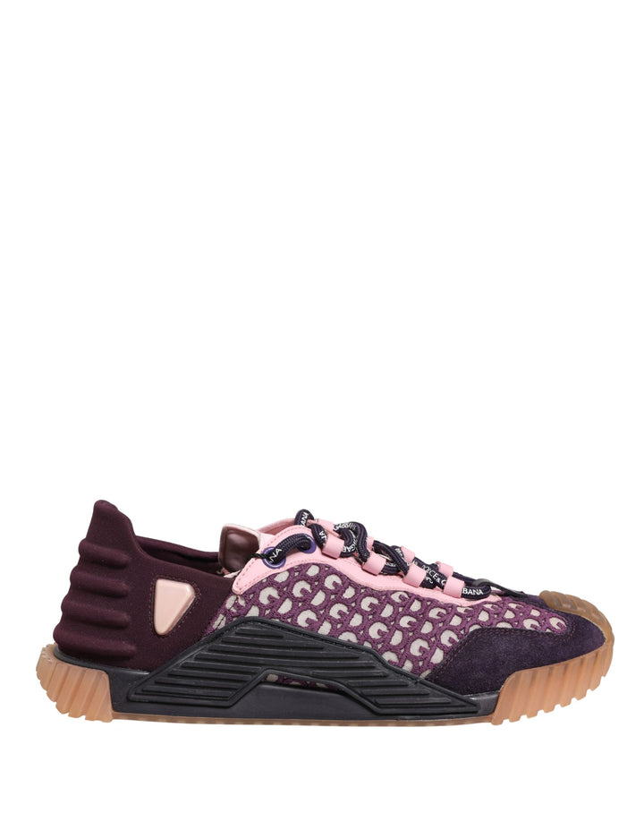 Dolce & Gabbana Multicolor Logo Low Top NS1 Sneakers Shoes